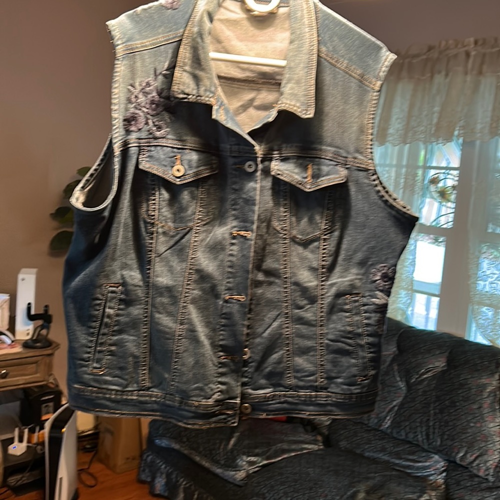 Denim vest